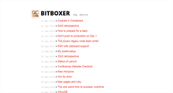 Desktop Screenshot of bitboxer.de
